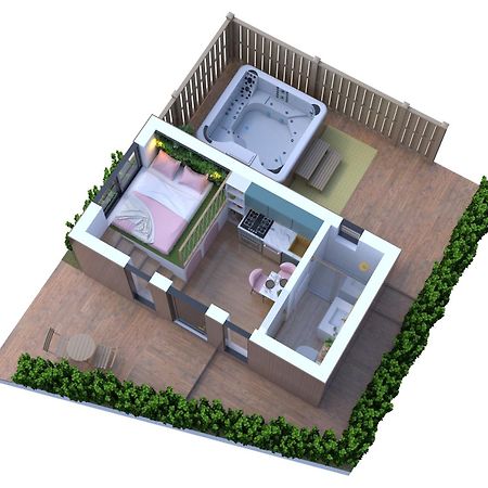 Studio Les 2 Fees - Jacuzzi - Deco Feerique Montfort-sur-Meu Extérieur photo