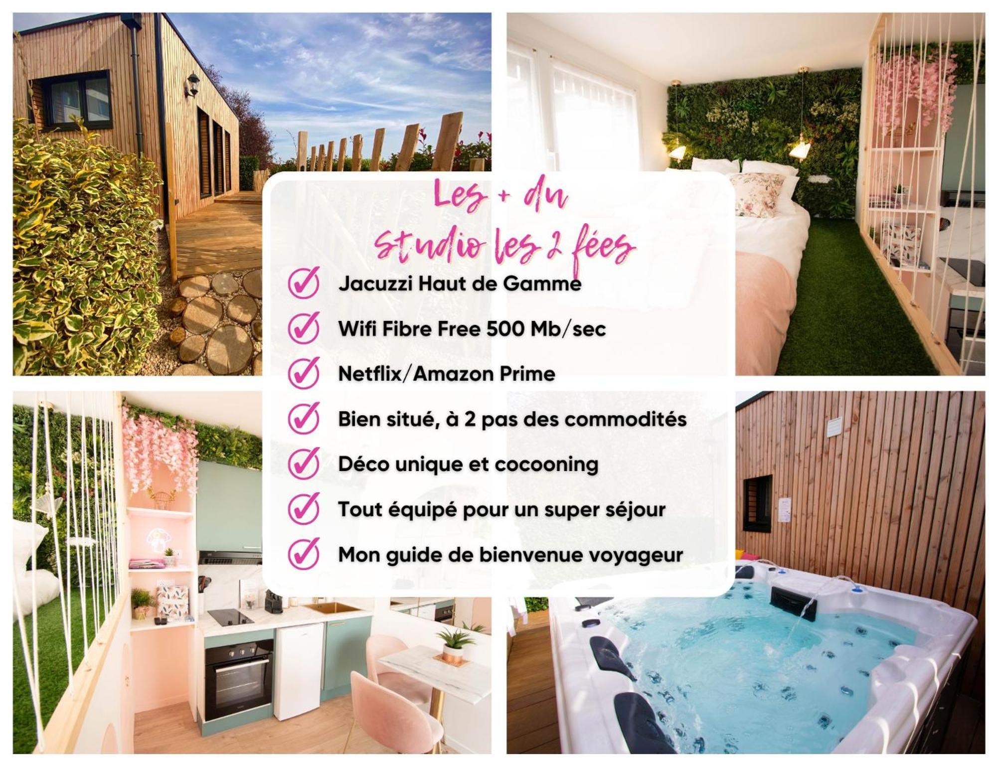 Studio Les 2 Fees - Jacuzzi - Deco Feerique Montfort-sur-Meu Extérieur photo